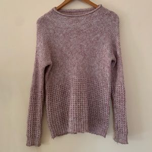 American Eagle Light Pink Warn Sweater